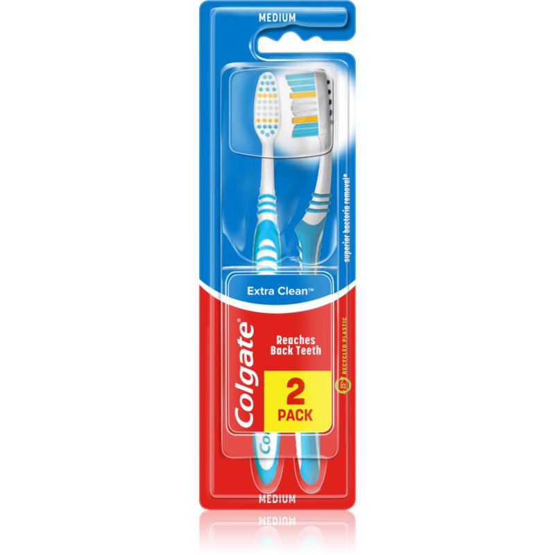 Colgate Szczoteczka DUO Extra Clean Średnia 1 op.-2szt