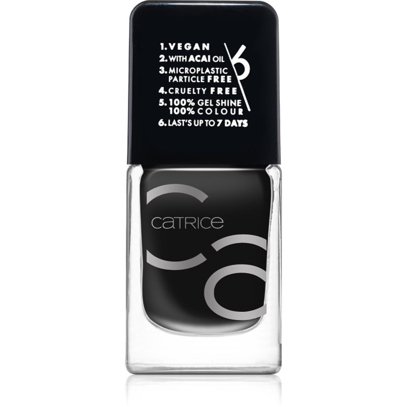Catrice ICONails lakier do paznokci odcień 20 Black to the Routes 10,5 ml