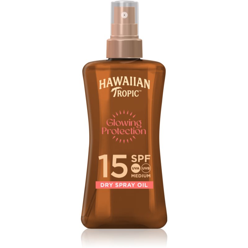 Hawaiian Tropic Suchy olejek w sprayu SPF 15 200 ml