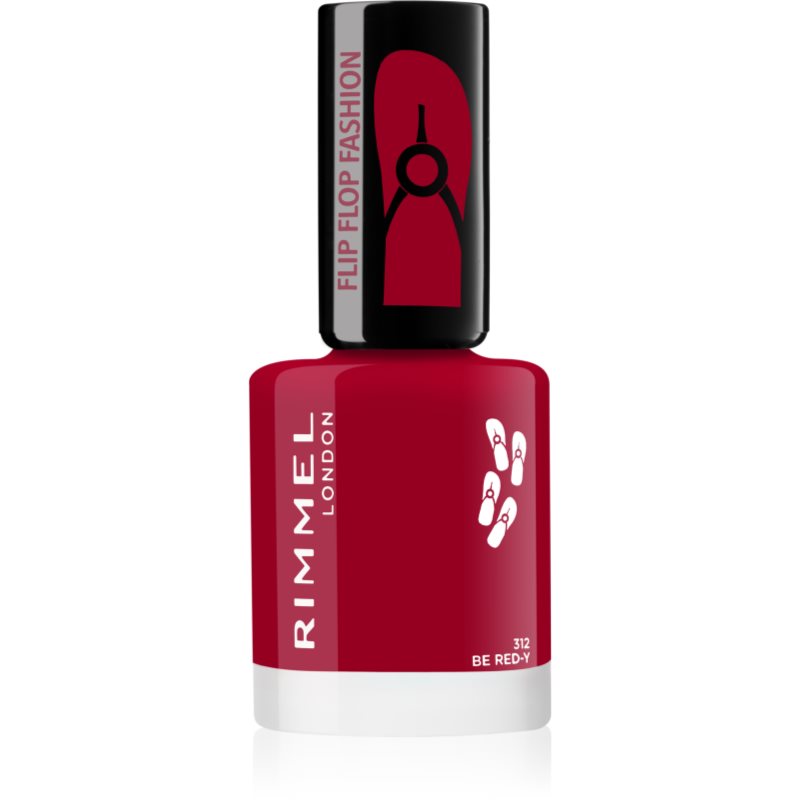 Rimmel Flipflop Fashion 8 ml Lakier do paznokci 312 Be Red-Y