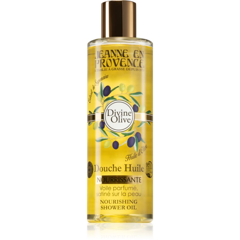 Jeanne en Provence Divine Olive olejek pod prysznic o działaniu odżywczym 250 ml