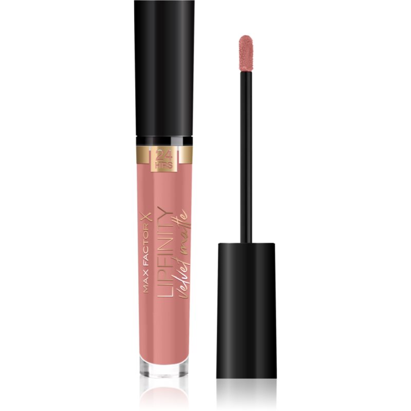 Max Factor Lipfinity Velvet Matte Pomadka do ust w płynie Nude Silk nr 015