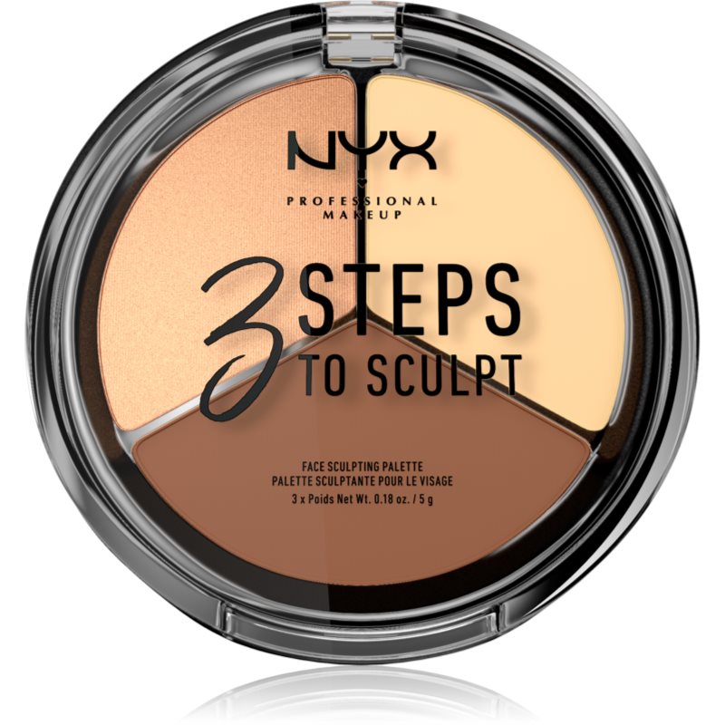 NYX 3 STEPS TO SCULPT PALETTE SHADE 02