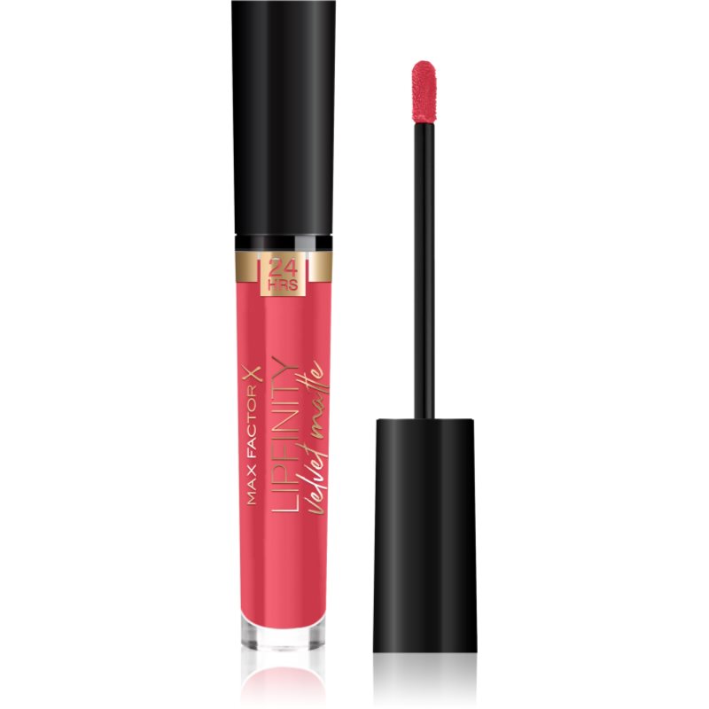 Max Factor Lipfinity Velvet Matte Pomadka do ust w płynie Red Luxury nr 025