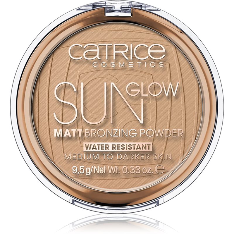 Catrice Sun Glow - Matt Bronzing Powder - Puder brązujący - 035 - UNIVERSAL BRONZE CATSMP03