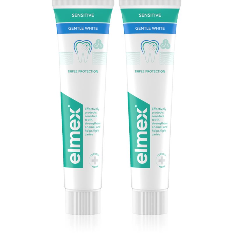 Elmex Sensitive Whitening duopack 2x75 ml Pasta do zębów