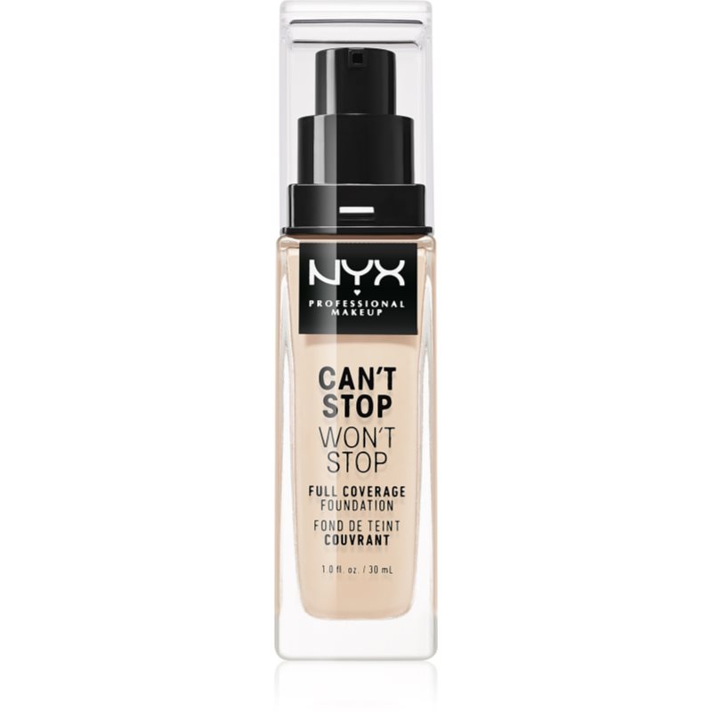 NYX Professional Makeup Can't Stop Won't Stop podkład 30 ml dla kobiet 1.5 Fair