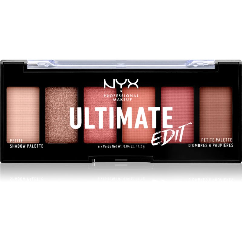 NYX Professional Makeup Professional Makeup - ULTIMATE EDIT - PETITE PALETTE - Paleta 6 cieni do powiek - 01 WARM NEUTRALS NYXD0NE