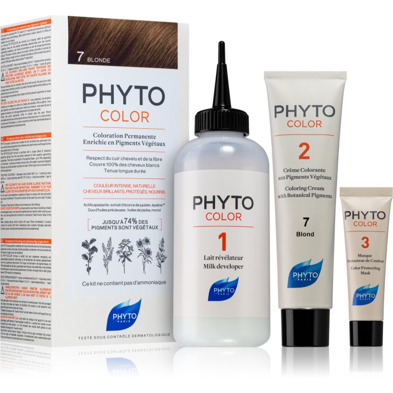 Phyto ALES GROUPE Color Trwała koloryzacja włosów 7 Blond 100 ml