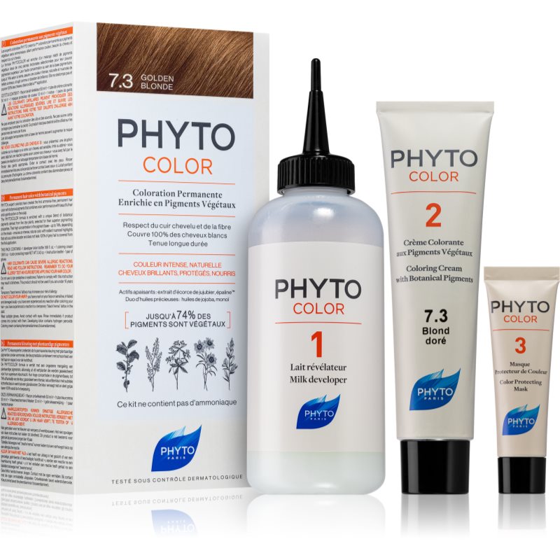 Phyto ALES GROUPE Color Trwała koloryzacja włosów 7.3 Złoty blond 100 ml
