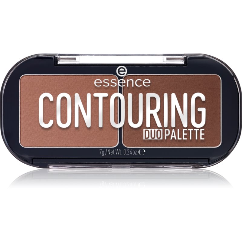 Essence Contouring Duo Paletka do Konturowania 20 Darker Skin 7g