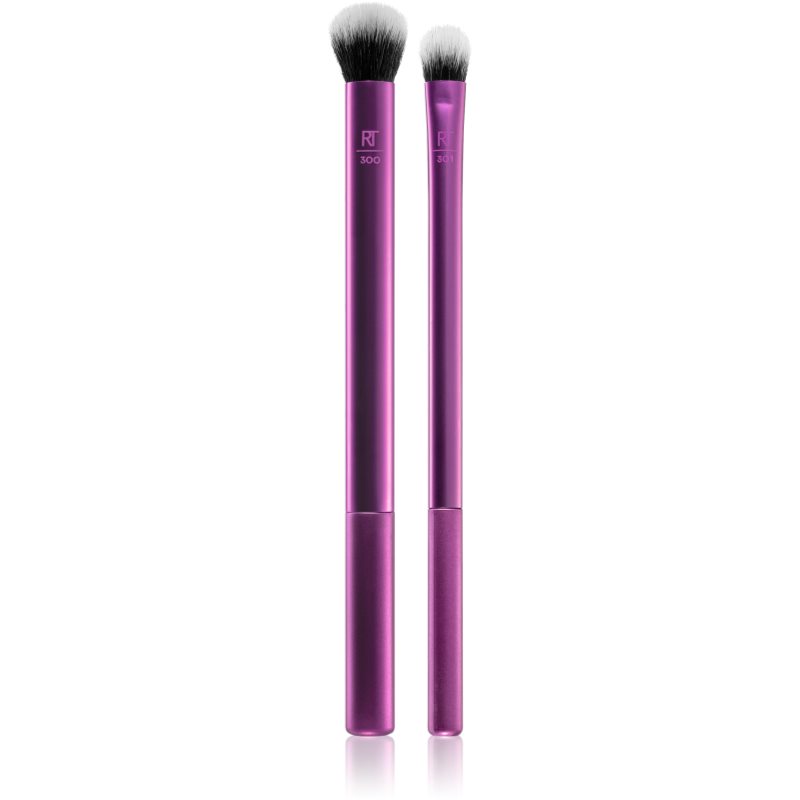 Real Techniques Brushes Eyes Duo zestaw Pędzel do cieni  Base Shadow 1 szt + Pędzel do cieni Deluxe Crease 1 ks dla kobiet
