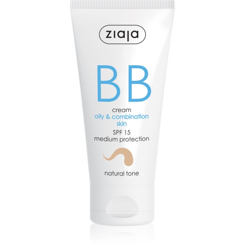 Ziaja BB krém do cery tłustej mieszanej naturalny SPF15 50 ml