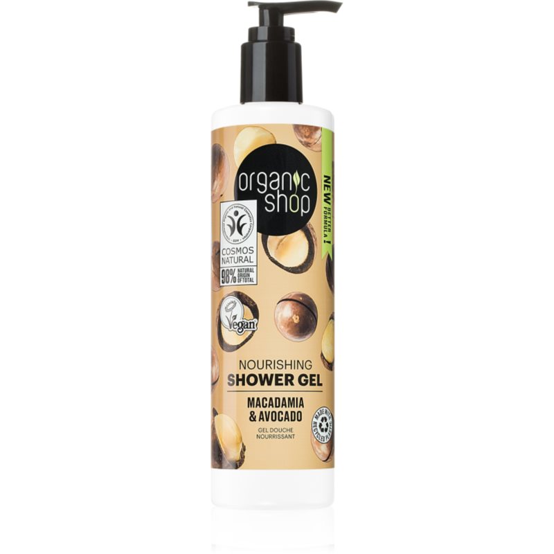 Macadamia ŻEL POD PRYSZNIC ODŻYWCZY KENIJSKIE ORZECHY 280 ml - ORGANIC SHOP