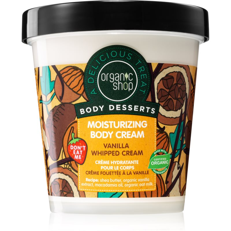 Organic Shop Body Dessert Nawilżający krem do ciała Vanilla Whiped BD30 450ml