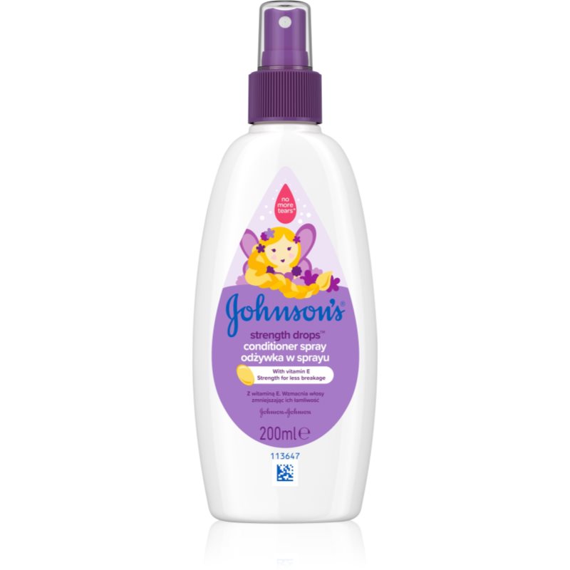 Johnson&Johnson Baby Strenght Drops Odżywka w sprayu do włosów 200ml