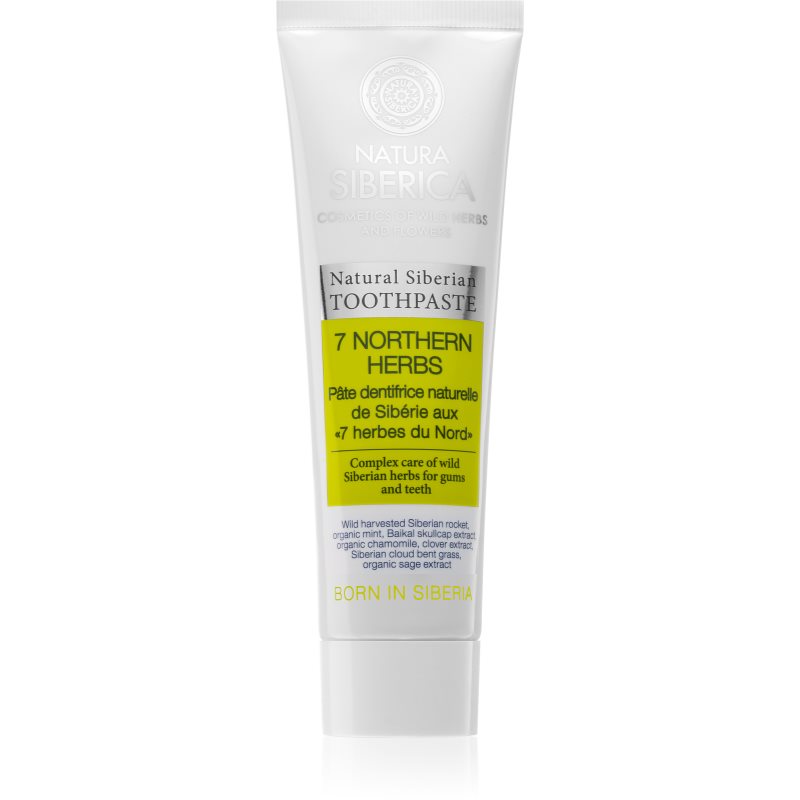 Natura siberica NATURA SIBERICA - Natural Siberian Toothpaste - 7 Northern Herbs - Naturalna pasta do zębów 7 ziół z północy - 100 g
