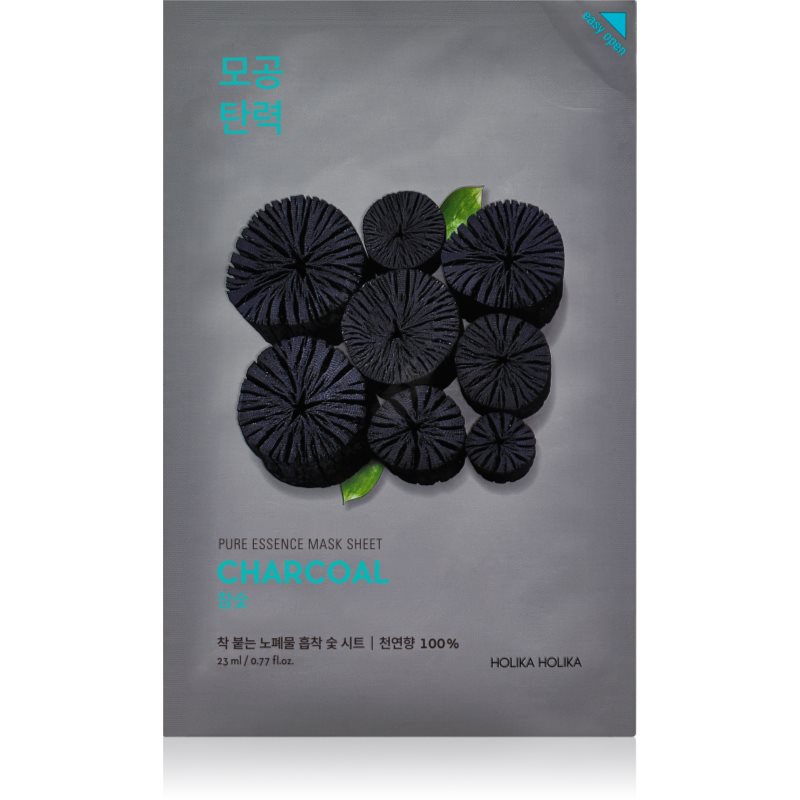 Holika Pure Essence Mask Sheet Maska w płachcie Węgiel 1 szt.