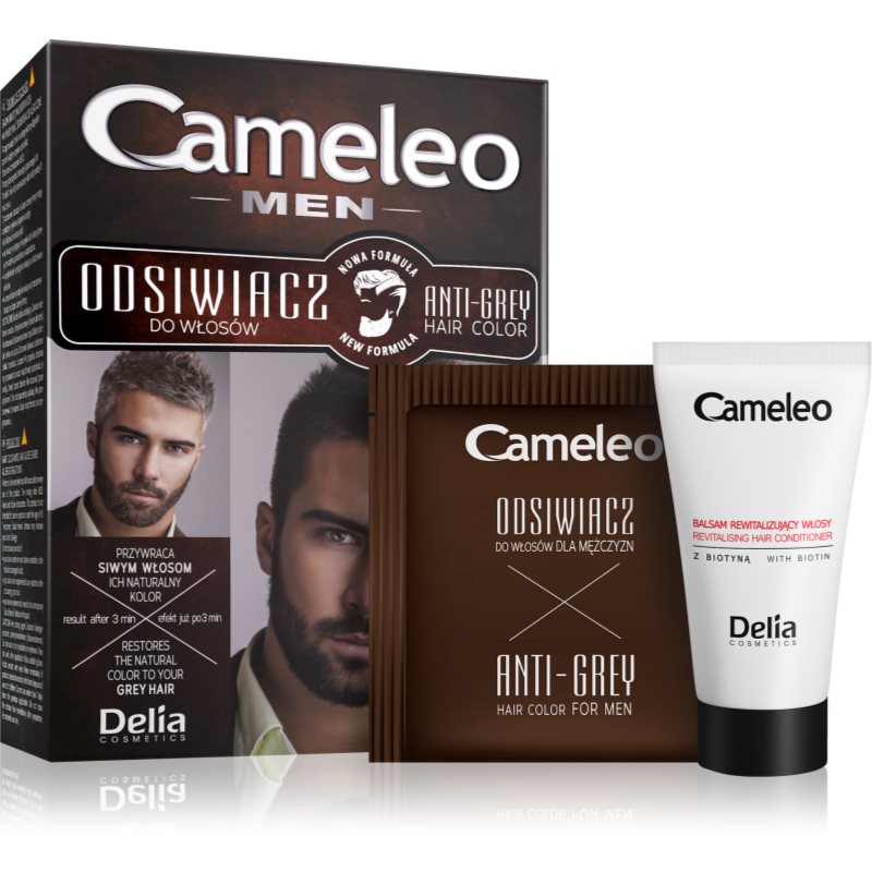 Delia Cosmetics Cameleo Odsiwiacz dla mężczyzn do włosów naturalnych i brązowych 1op