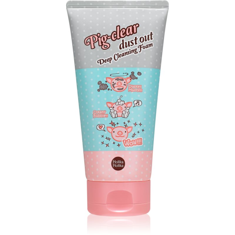 Holika Holika Pig-Clear Dust Out Deep Cleansing Foam pianka oczyszczająca do twarzy 150ml