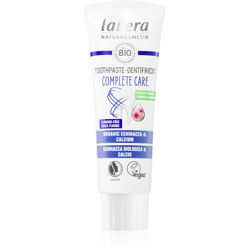Lavera Complete Care wzmacniająca pasta do zębów bez fluoru 75 ml