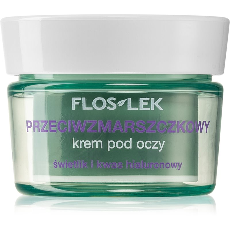 Flos-Lek PIELĘGNACJA OCZU KREM POD OCZY PRZECIWZMARSZCZKOWY ŚWIETLIK-KWAS HIALURONOWY 15ML