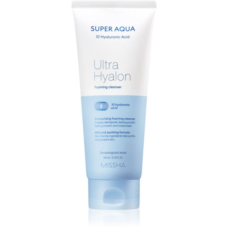Missha Super Aqua Ultra Hyalron pianka do twarzy