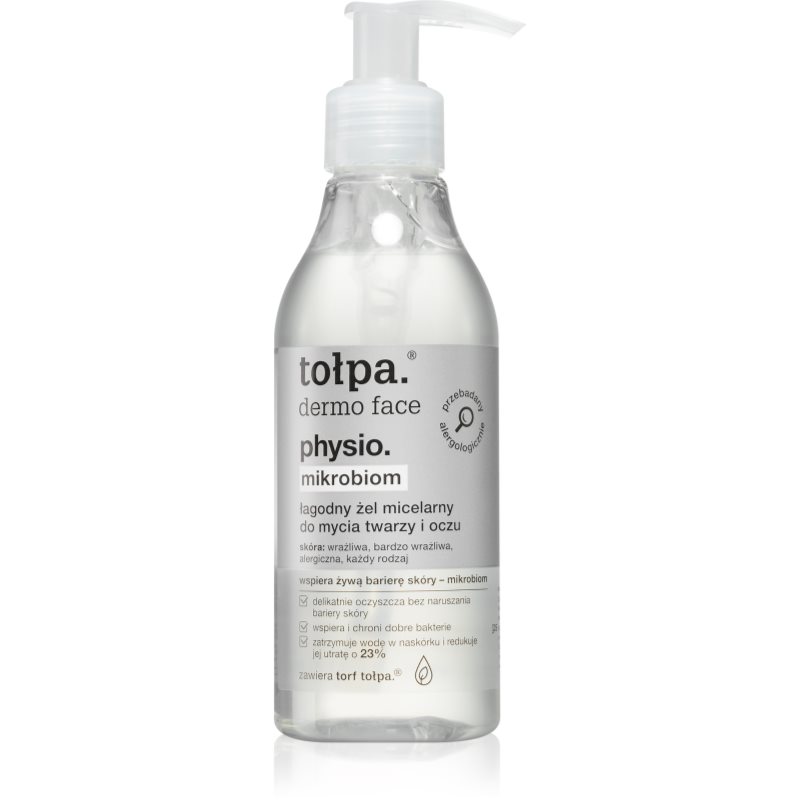 Tołpa 195ml Łagodny żel do mycia twarzy Żel do twarzy 195ml