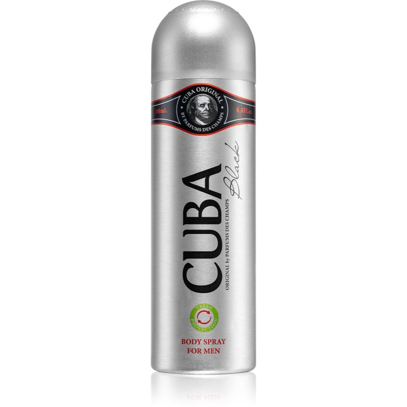 Cuba Black 200ml M Deodorant