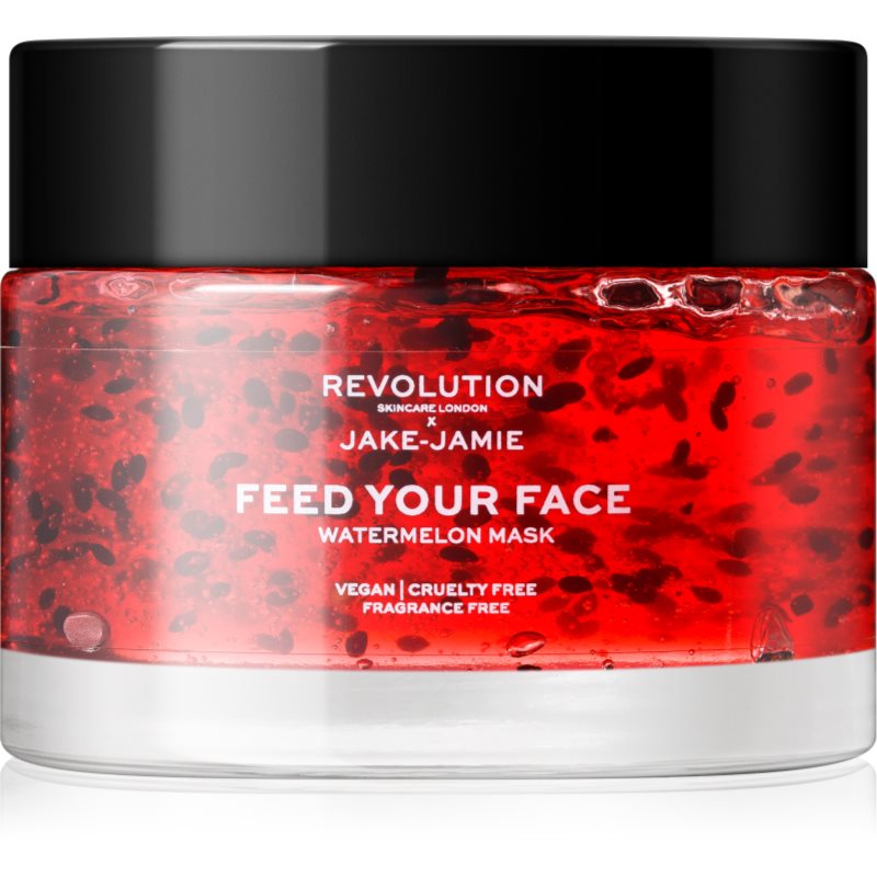 Makeup Revolution London Makeup Revolution London Skincare X Jake-Jamie Feed Your Face maseczka do twarzy 50 szt Watermelon