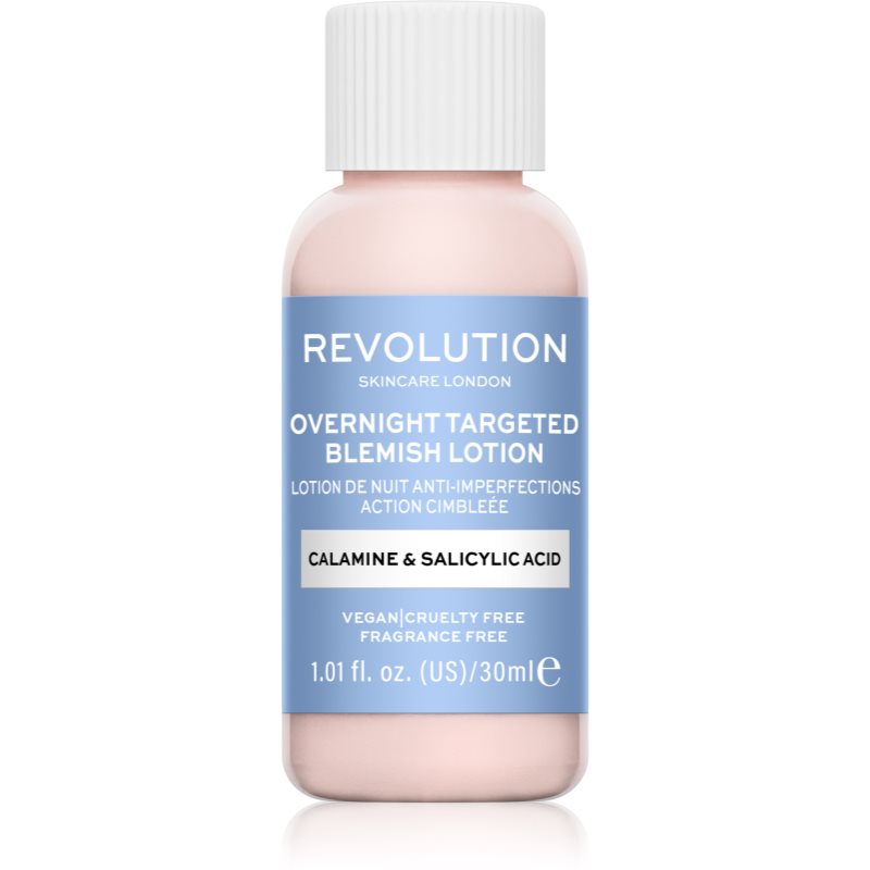 Makeup Revolution Skincare Overnight Targeted Blemish Lotion preparaty punktowe 30ml