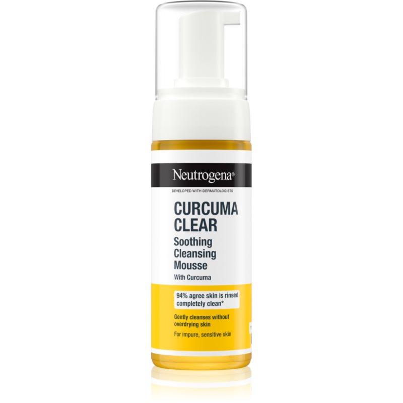 Neutrogena Curcuma Clear Soothing Cleansing Mousse Pianka oczyszczająca 150 ml