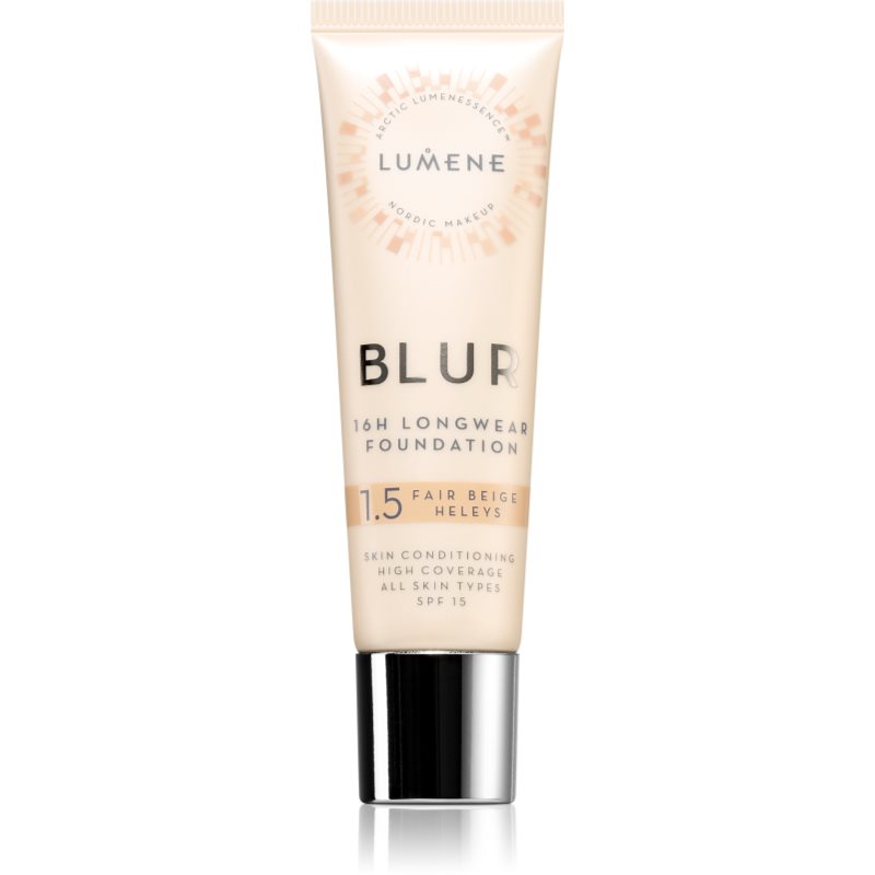 Lumene Blur16h Longwear Foundation SPF15 wygładzający 1.5 Fair Beige