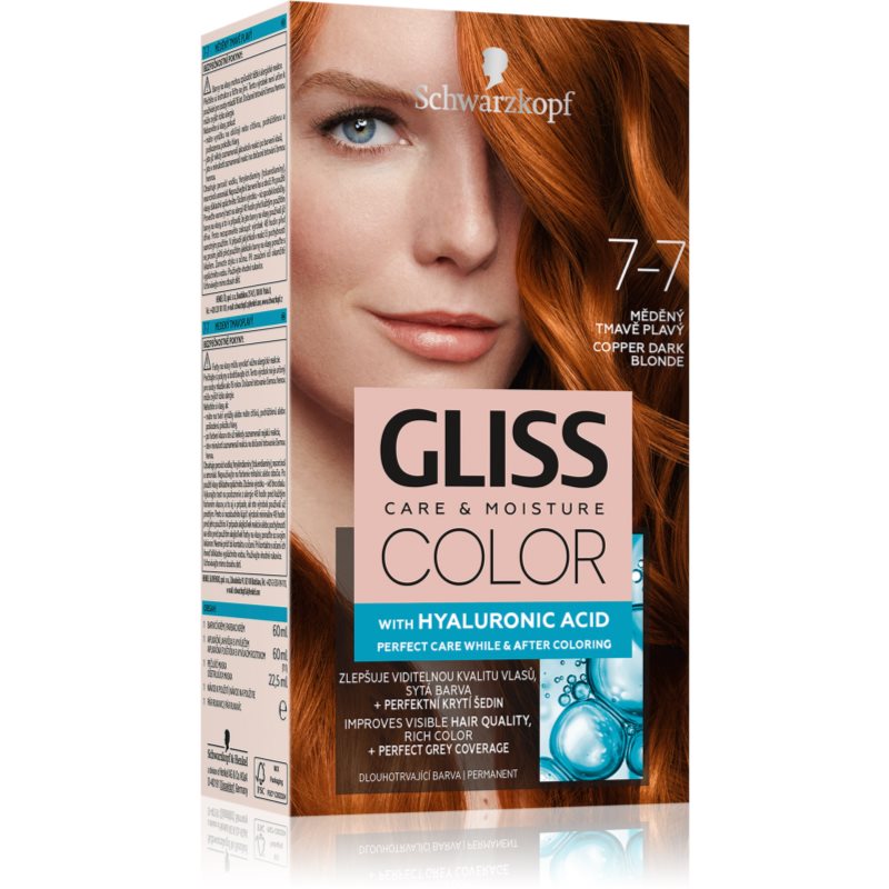 Schwarzkopf Gliss Color Krem koloryzujący nr 7-7 Ciemny Miedziany Blond 1op. SO_111670