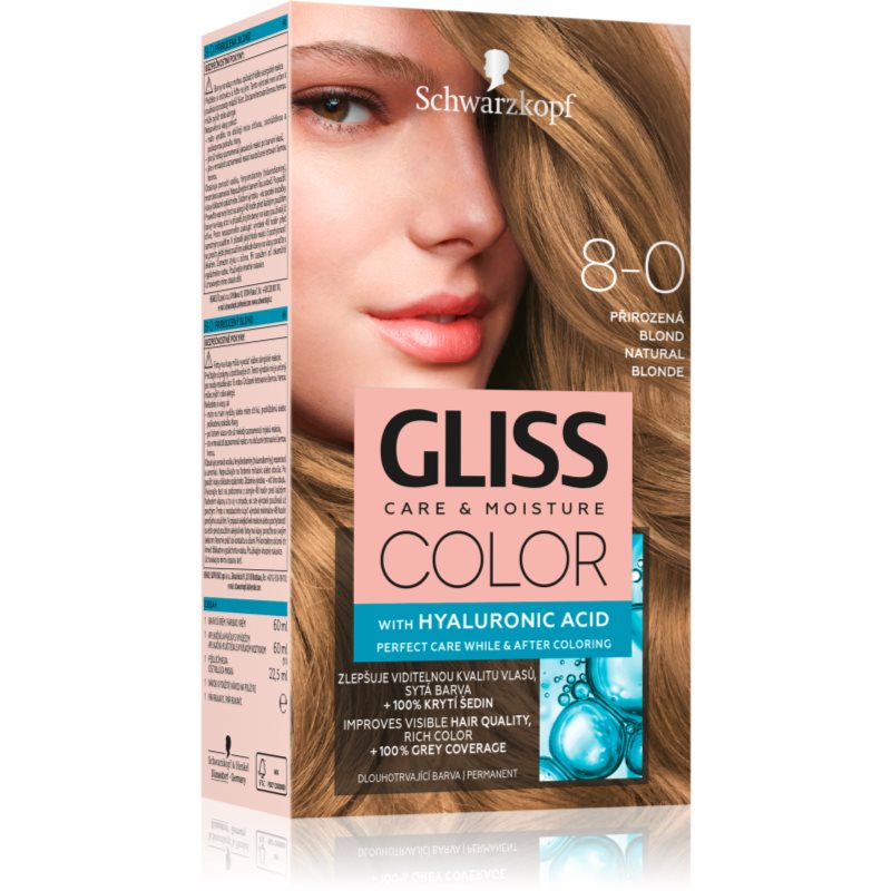 Schwarzkopf Gliss Color Krem koloryzujący nr 8-0 Naturalny Blond 1op. SO_111674