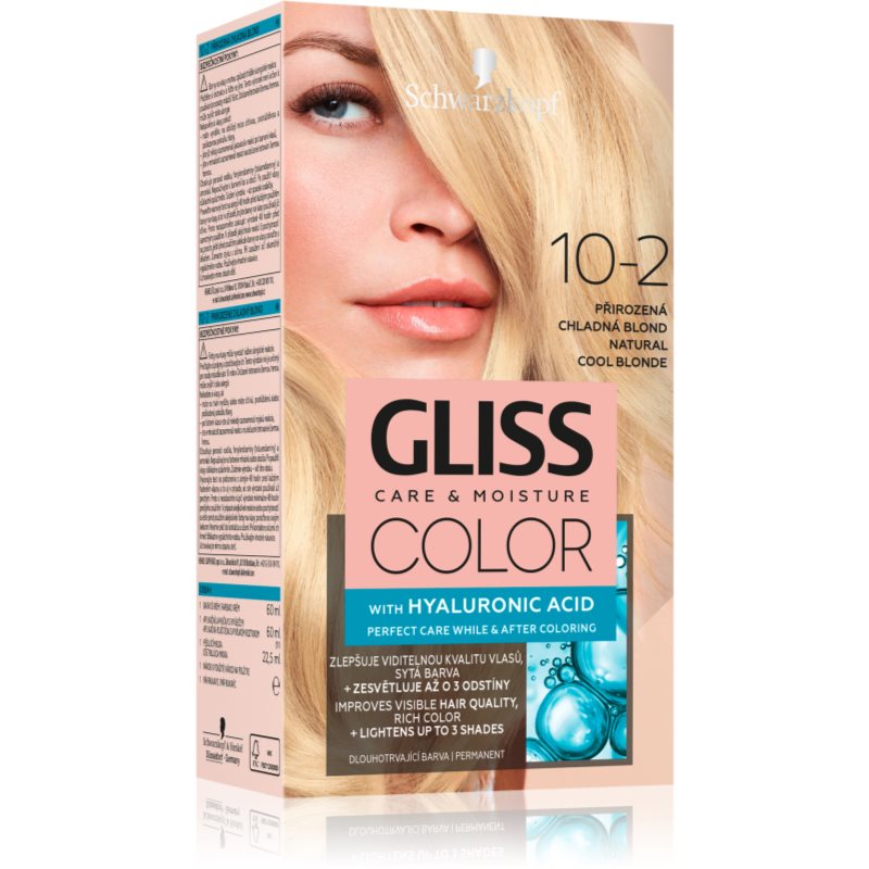 Schwarzkopf Gliss Color Krem koloryzujący nr 10-2 Naturalny Chłodny Blond 1op. SO_111657