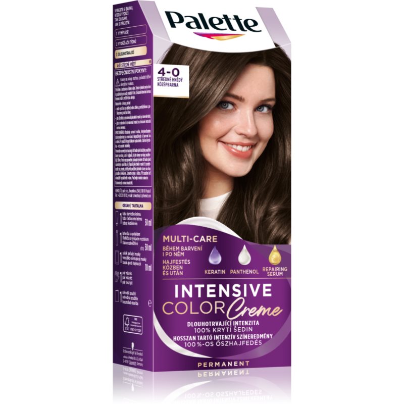 Schwarzkopf Palette Intensive Color Creme N3 średni brąz