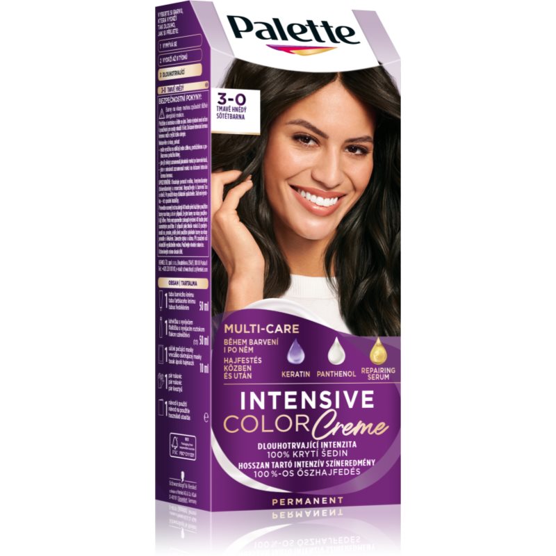 Schwarzkopf Palette Intensive Color Creme N2 Ciemny brąz