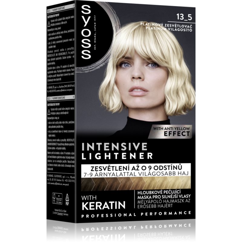 Syoss Intensive Lightener dekoloryzator do rozjaśniania włosów odcień 13_5 Platinum Lightener 1 szt.