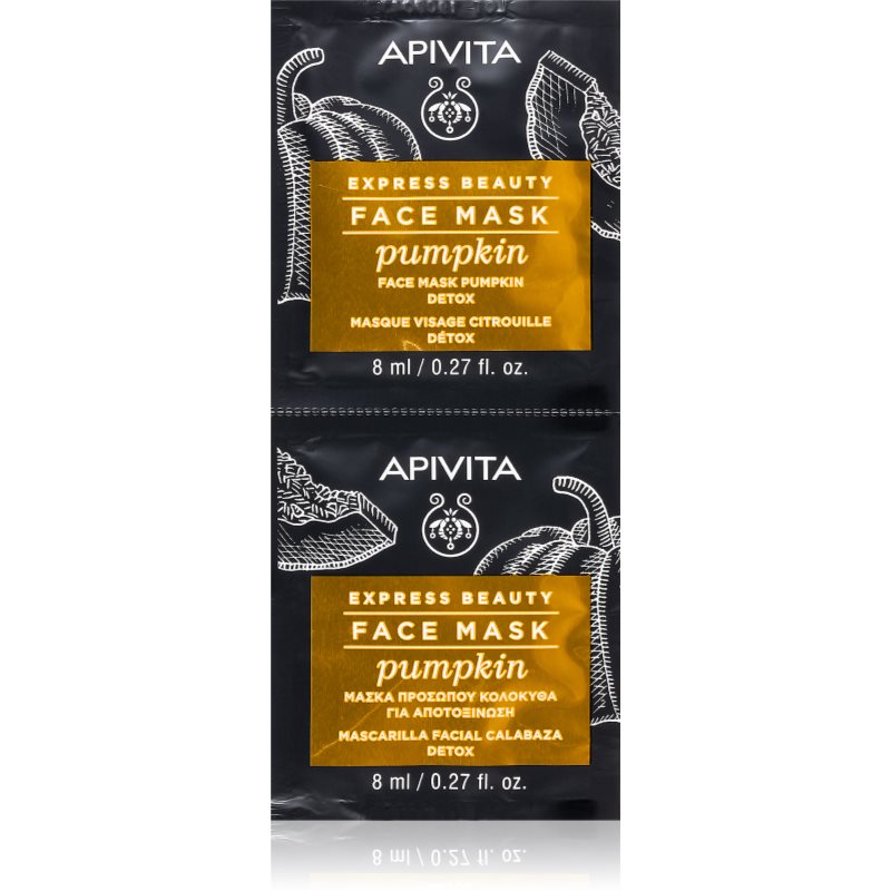 Apivita Apivita Express Beauty Dynia - detoksykująca maseczka do twarzy 2x8ml