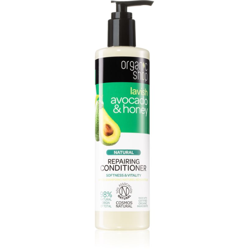 Organic Shop Regenerujący balsam do włosów Avocado & Honey 280ml