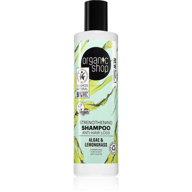 Organic Shop szampon do włosów wzmacniający Błękitna laguna 280 ml