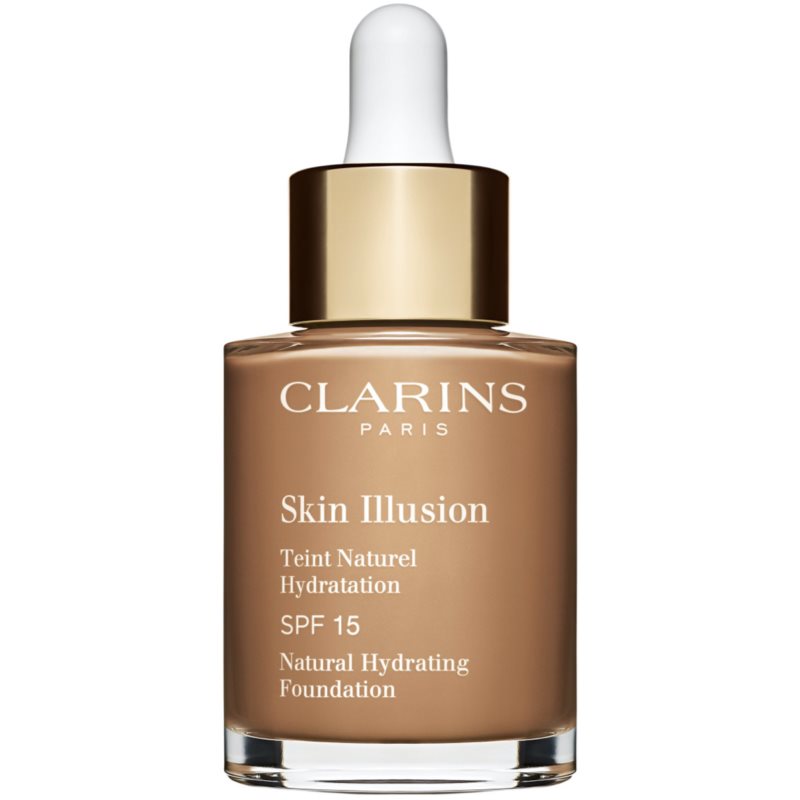 Clarins, Skin Illusion, podkład nawilżająco-rozświetlający 114 Cappuccino, SPF 15, 30 ml