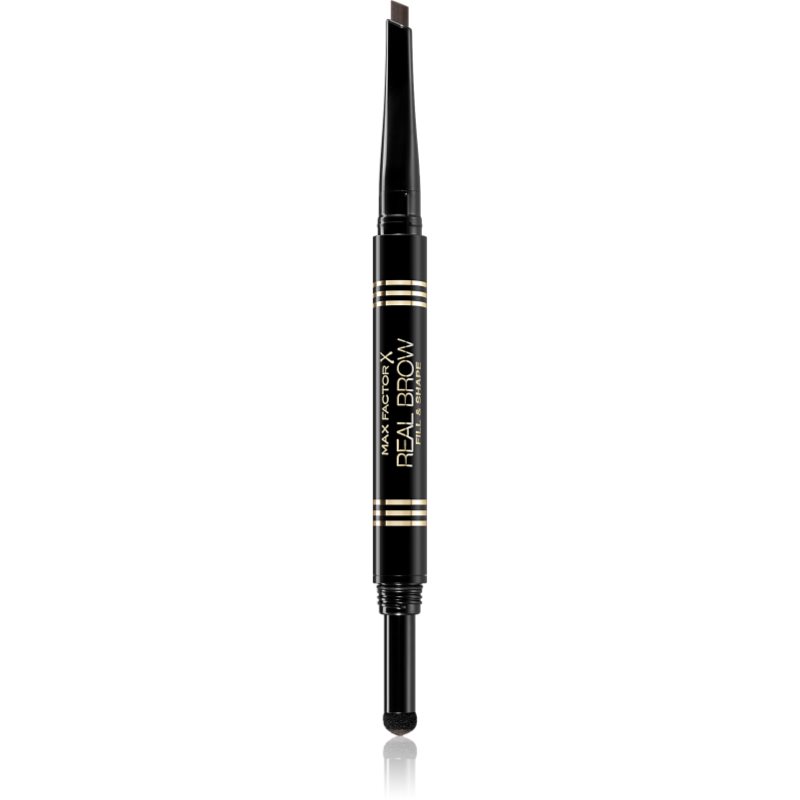 Max Factor Real Brow Fill & Shape Pencil, kolor 04 Deep Brown, 10 g
