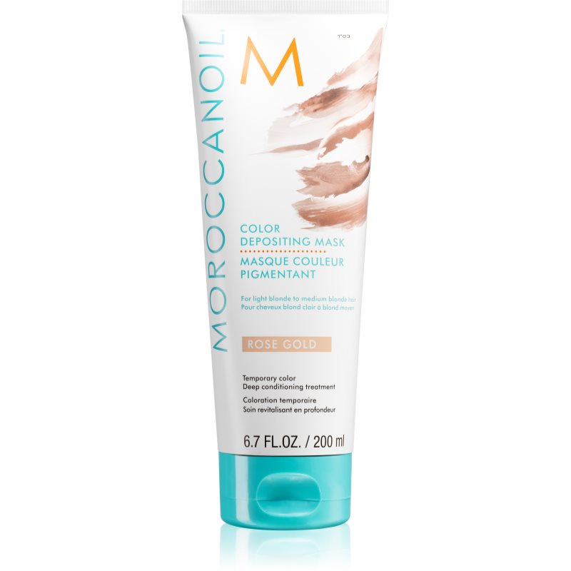 Moroccanoil Moroccanoil Color Depositing Mask koloryzująca maska do włosów 200ml | Rose Gold 3168