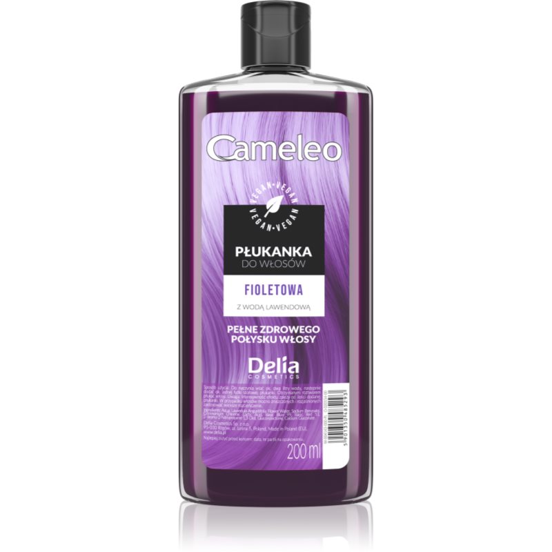 DELIA Cosmetics Cameleo Płukanka do włosów fioletowa z wodą lawendową 200ml SO_109884