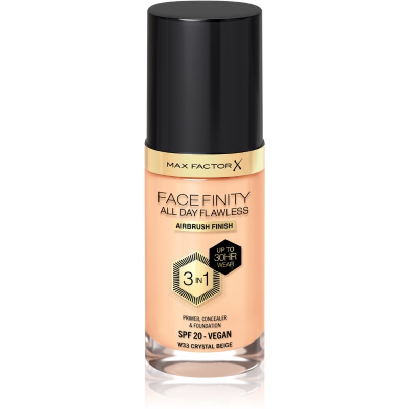 MAX FACTOR Facenity All Day Flawless 3in1 Podkład Do Twarzy W33 30ml