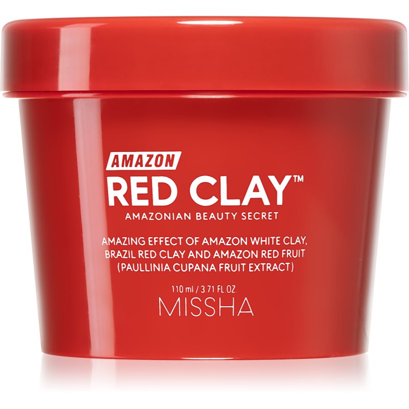 Missha Amazon Red Clay Pore Mask Maska oczyszczająca 110 ml
