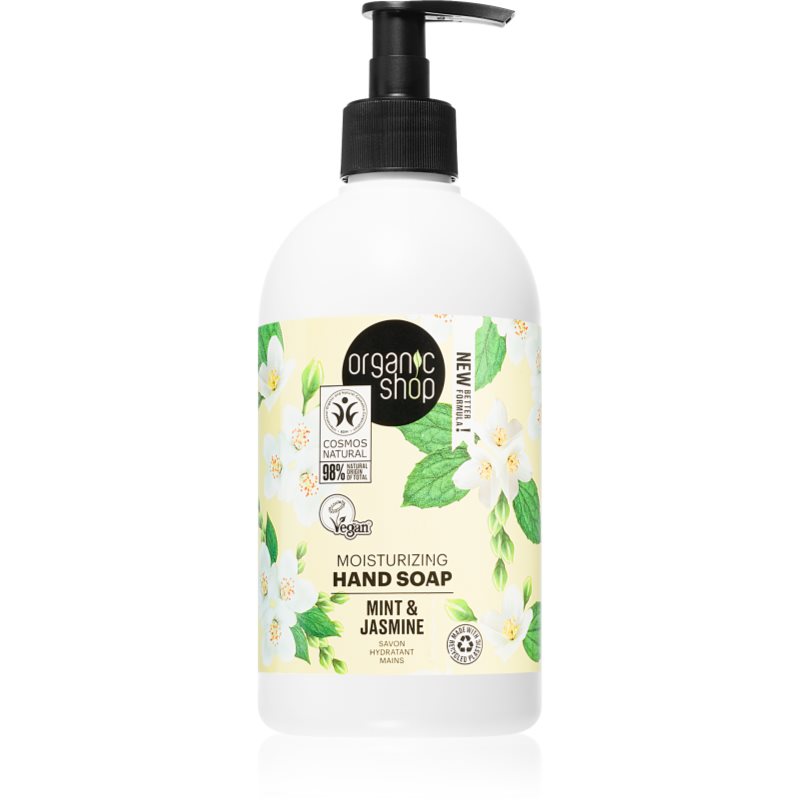Natura Siberica Organic Shop Minty Jasmine Hand Soap U) mydło do rąk 500ml