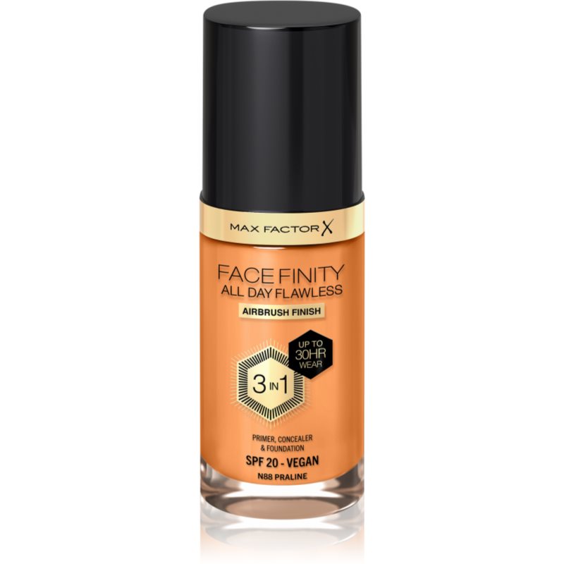 Max Factor Facefinity All Day Flawless SPF20 podkład 30 ml dla kobiet N88 Praline